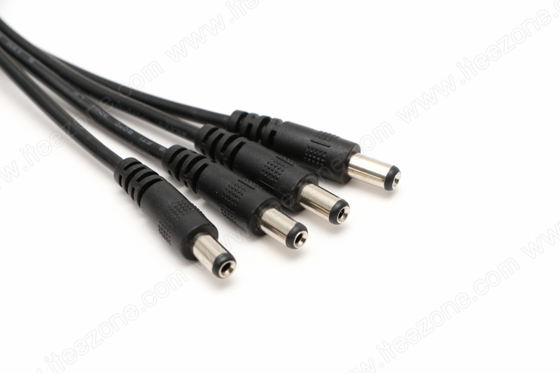 ขั้วแจ๊คสายไฟ DC 1 แจ๊คตัวเมีย ออก 4 แจ๊คตัวผู้