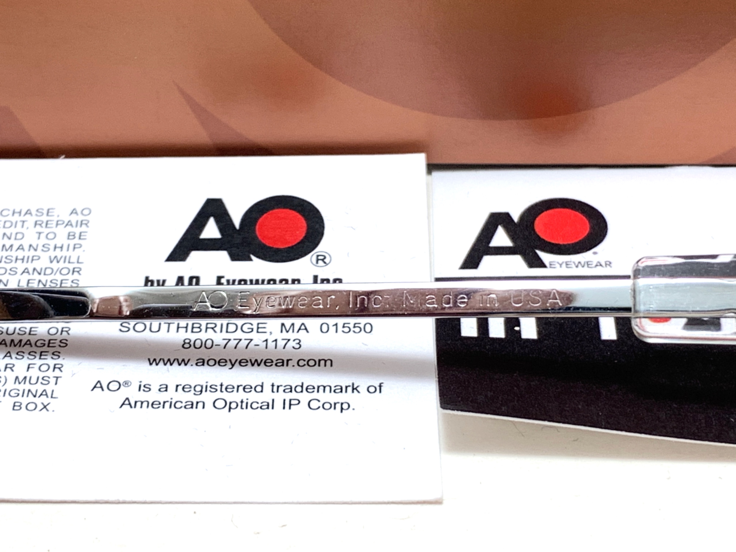 แว่นกันแดด Ao Original Pilot Made in USA (ชา-เงินเงา) ของแท้ 100%