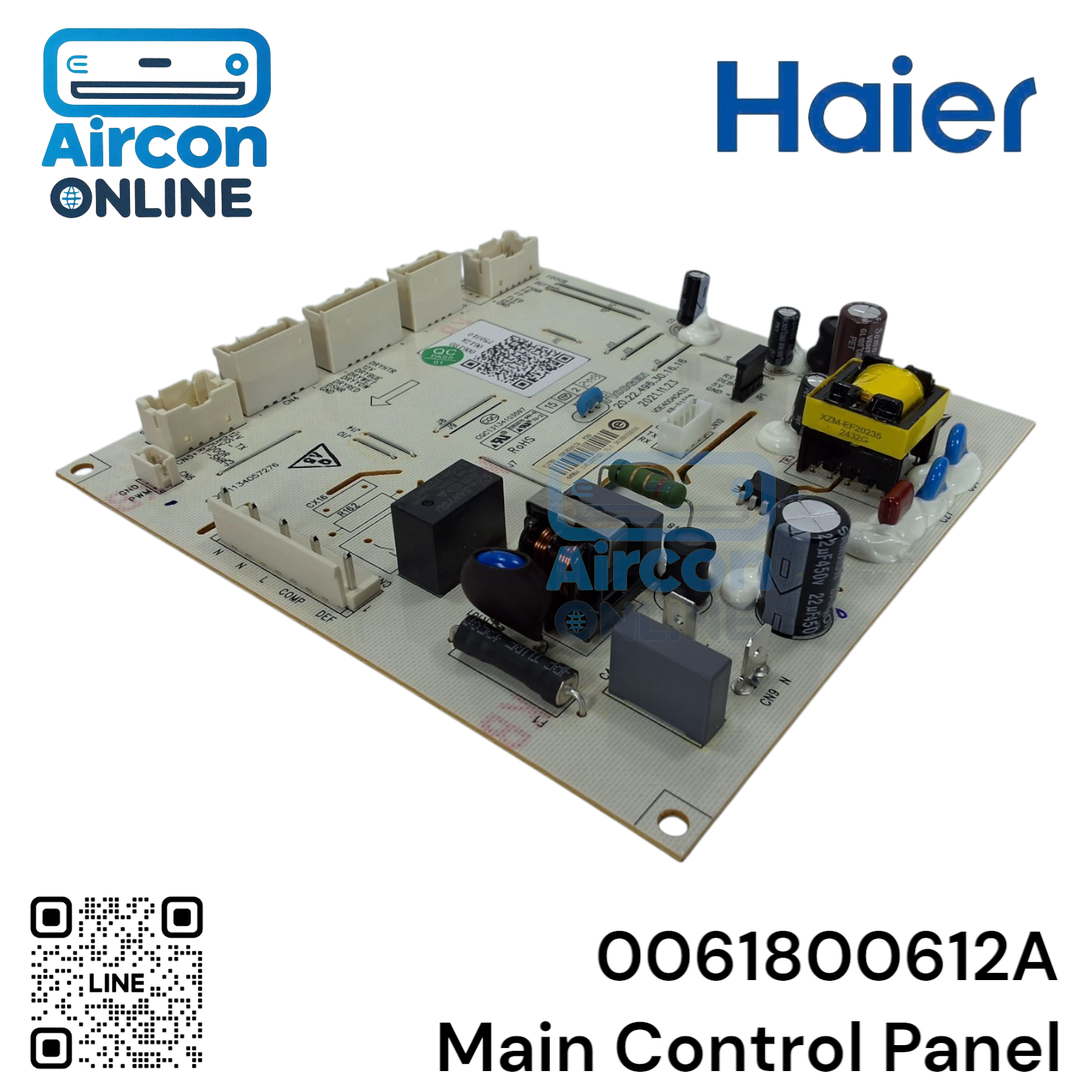Main Control Panel ตู้เย็น Haier รหัส 0061800612A ของแท้ ใหม่ มือ 1
