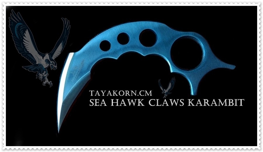 มีดคารัมบิตเหยี่ยวทะเล Sea Hawk Claws Karambit Knife