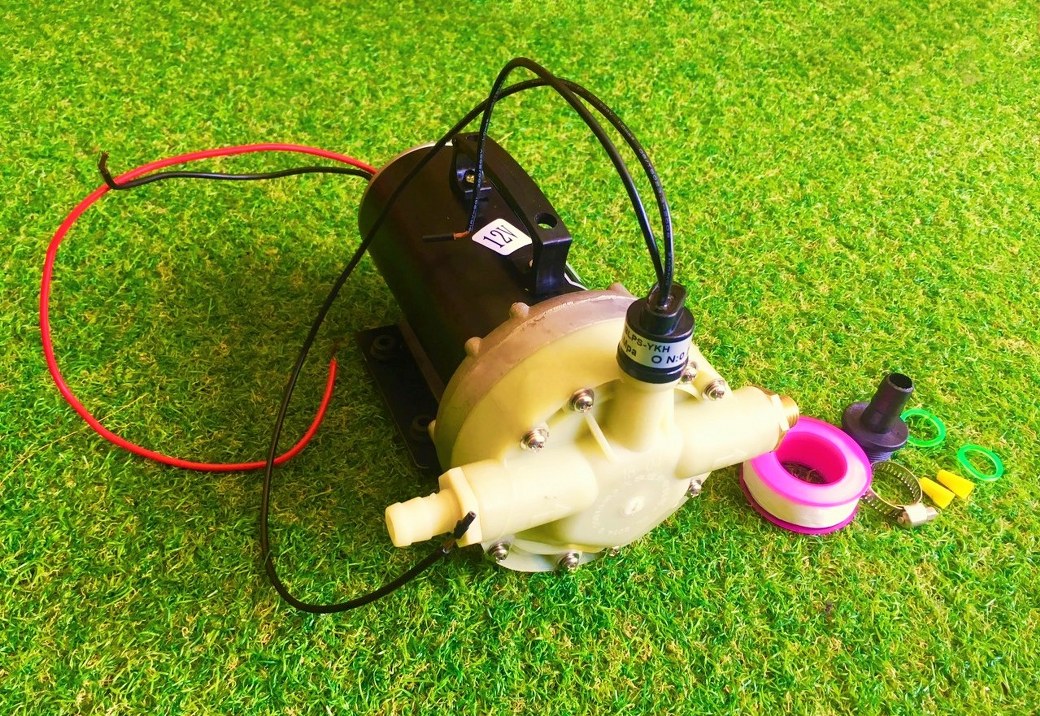 ปั๊มน้ำ DC 12V Model 5G-180 ( แรงดัน 13 บาร์ )