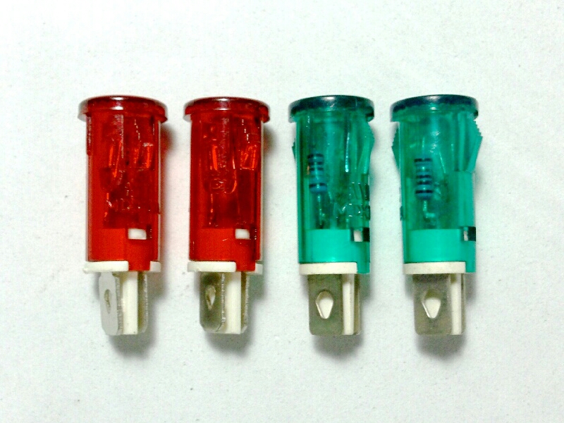 หลอดหน้าปัด-หัวแบนMDX-11/220V