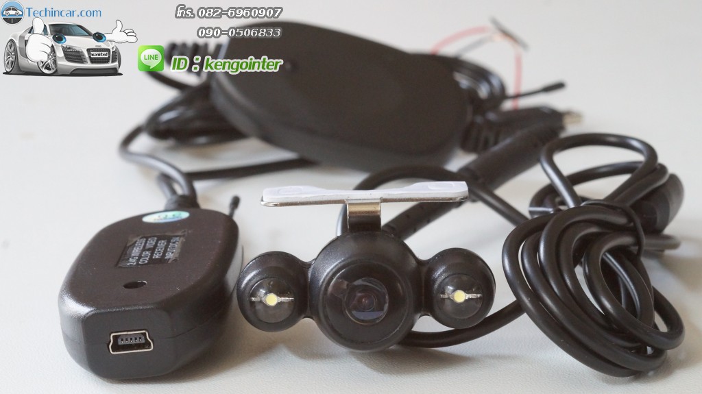 กล้องมองหลังไร้สาย สำหรับใช้กับ GPS (Mini AV-IN)