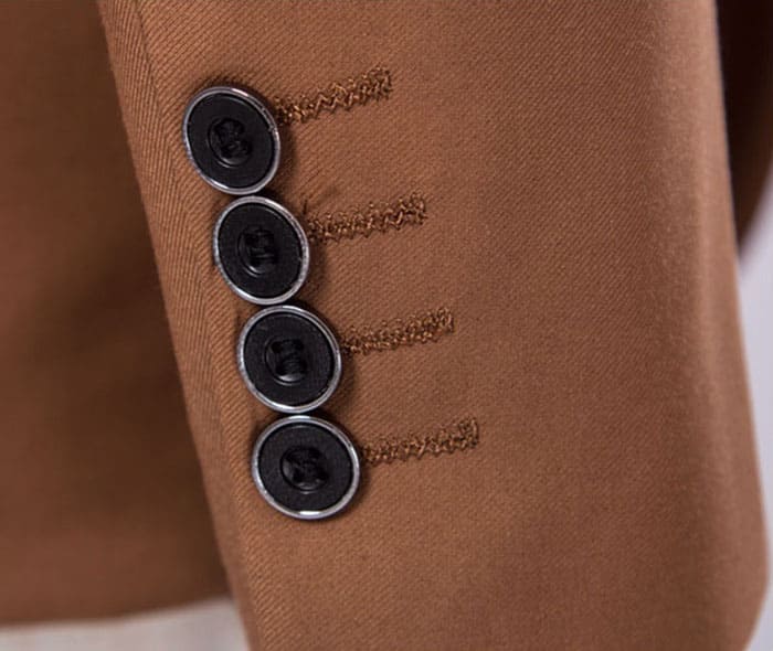 สูท.ชุดสูทเจ้าบ่าว,สูทผู้ชาย สีน้ำตาล เซ็ต3ชิ้น พร้อมส่ง S,M,L,XL,4XL