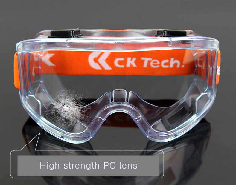 แว่นตากันลม กันฝุ่น CK Tech Safety Glasses Eye Protection รุ่น CKY-134 <White>