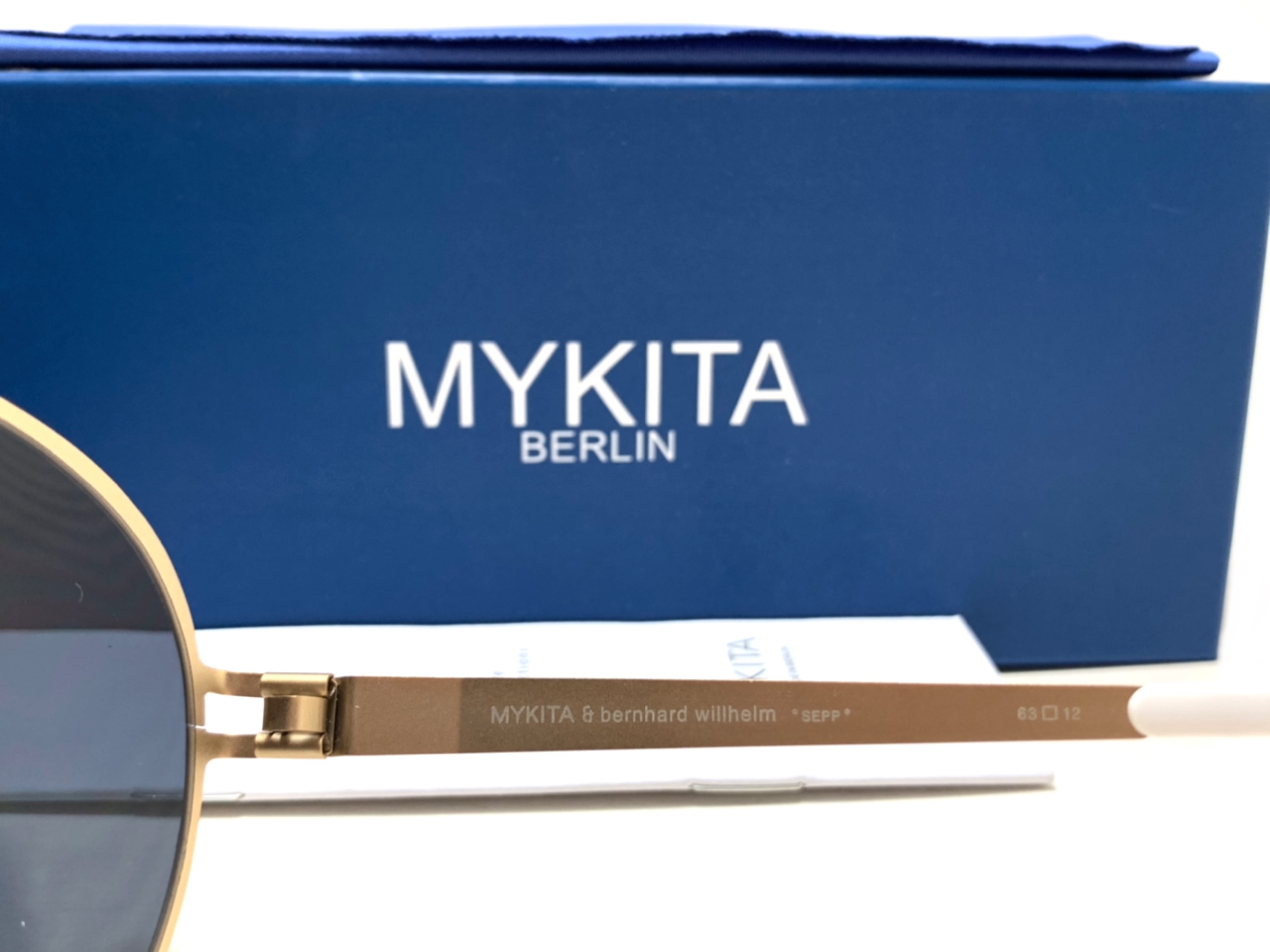 แว่นกันแดด MYKITA SEPP GOLD COL.015 63-12 140 <ปรอททอง>