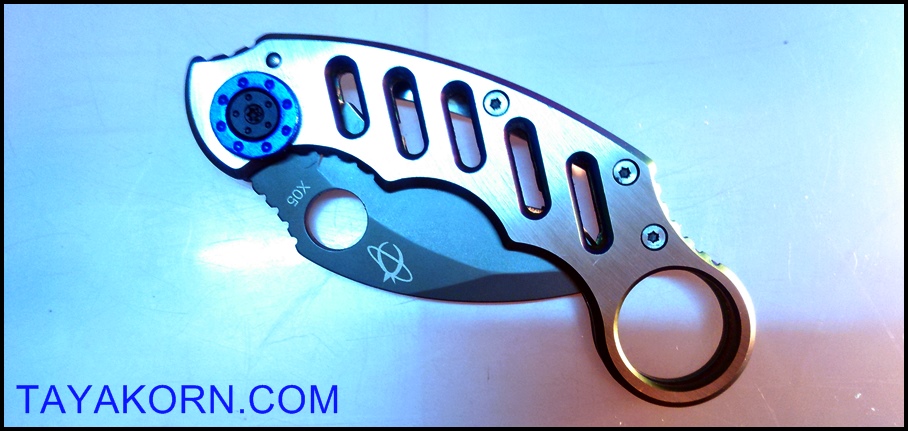 มีดคารัมบิตโรโบฮอว์ค2 RoboHawk2 Karambit Knife TKKB3