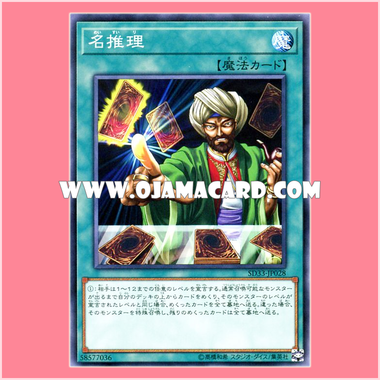 SD33-JP028 : Reasoning / Great Reasoning (Common)
