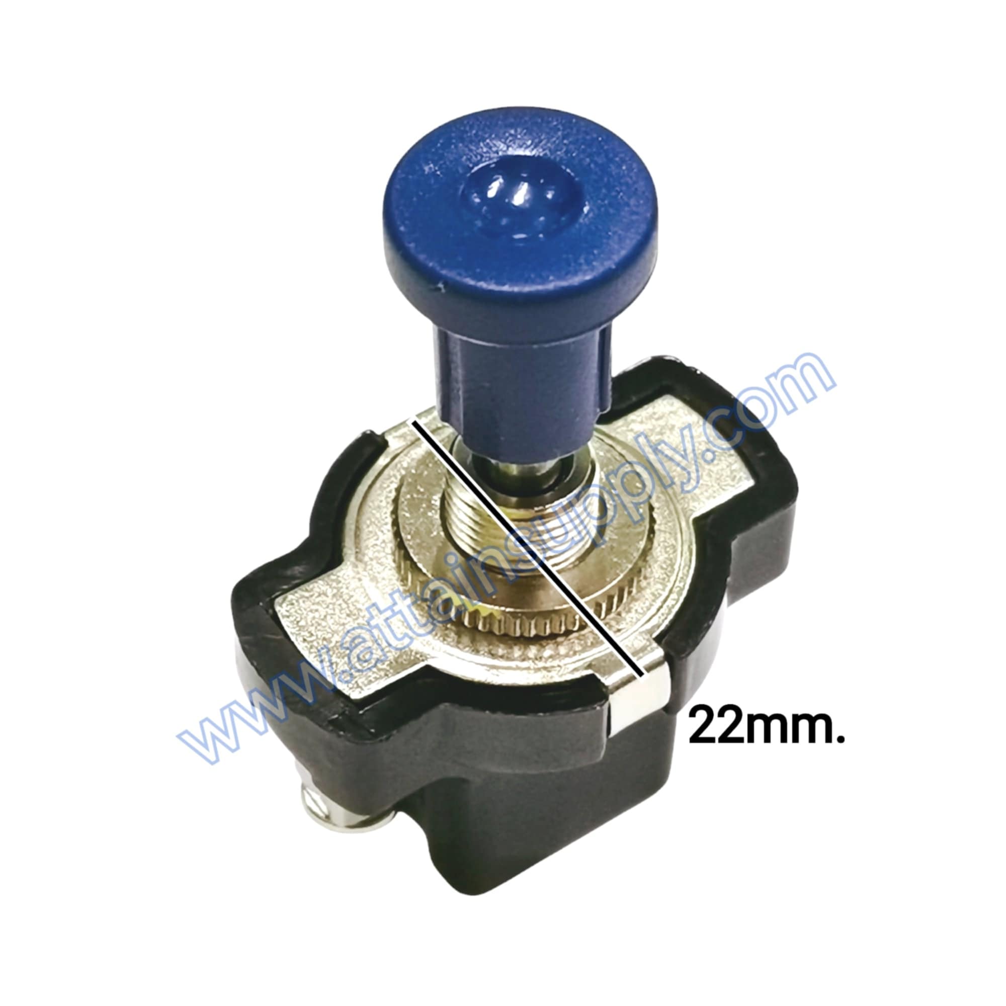 สวิทช์ดึง แกนเหล็ก-สีกรม