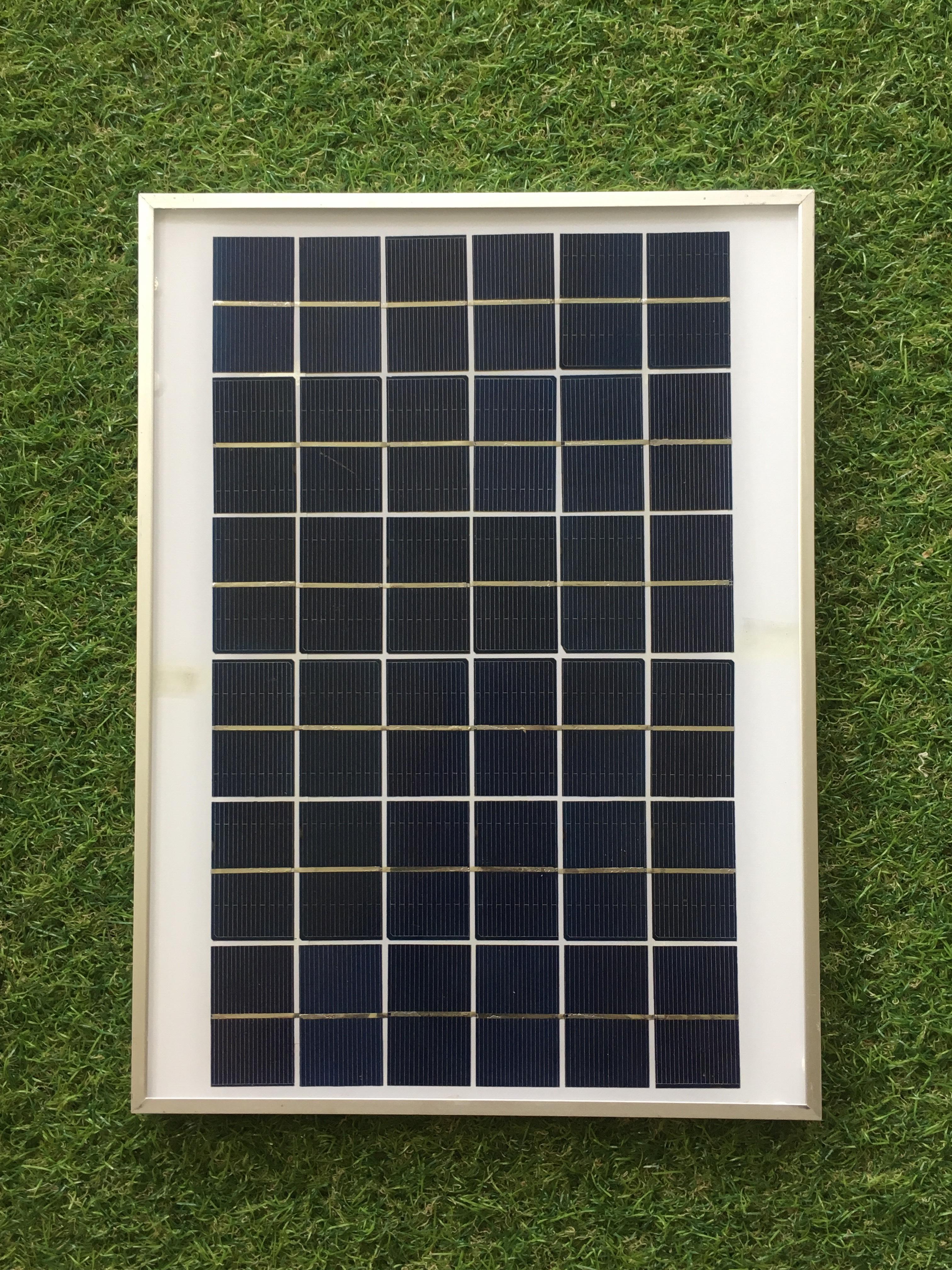 โซล่าเซลล์ 10W 18V Poly