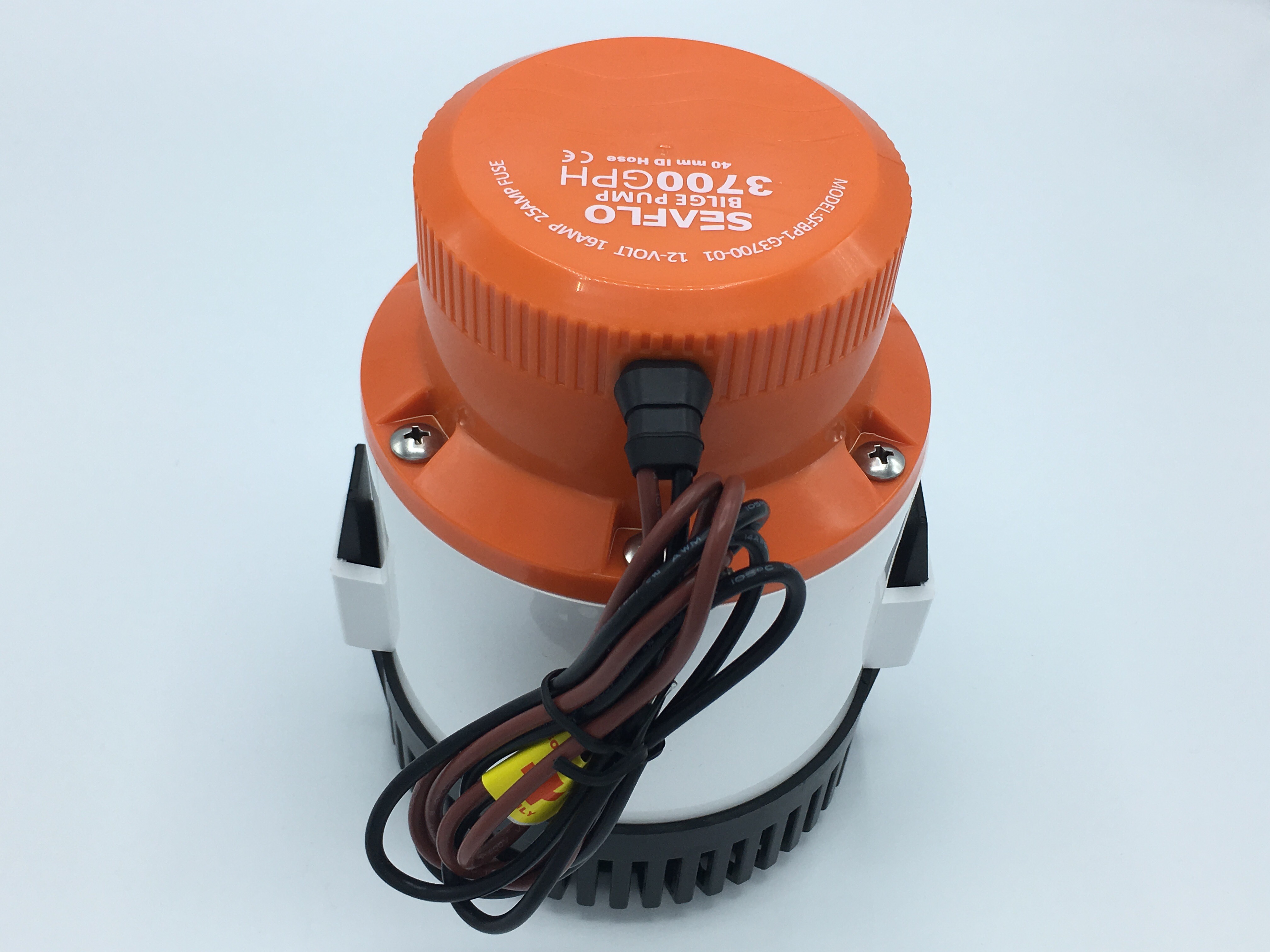 ปั๊มน้ำแบบแช่ DC 24V รุ่น 3700-GPH ( ส่งสูง 8 m.) อัตรา 14,000 ลิตร/ชม.