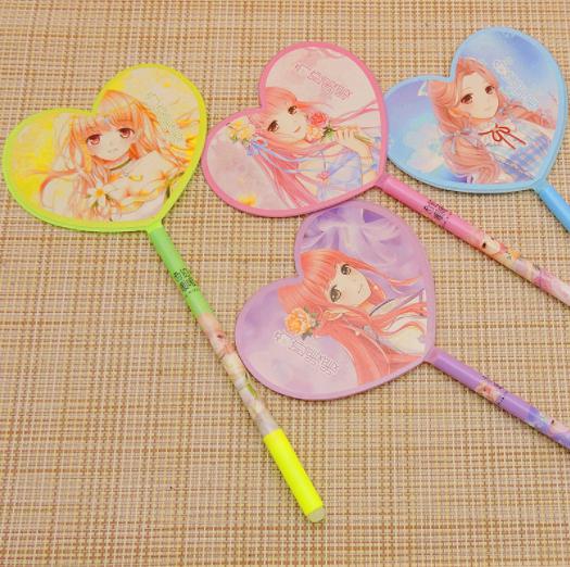 ปากกาลบได้ พัดหัวใจลายเจ้าหญิง