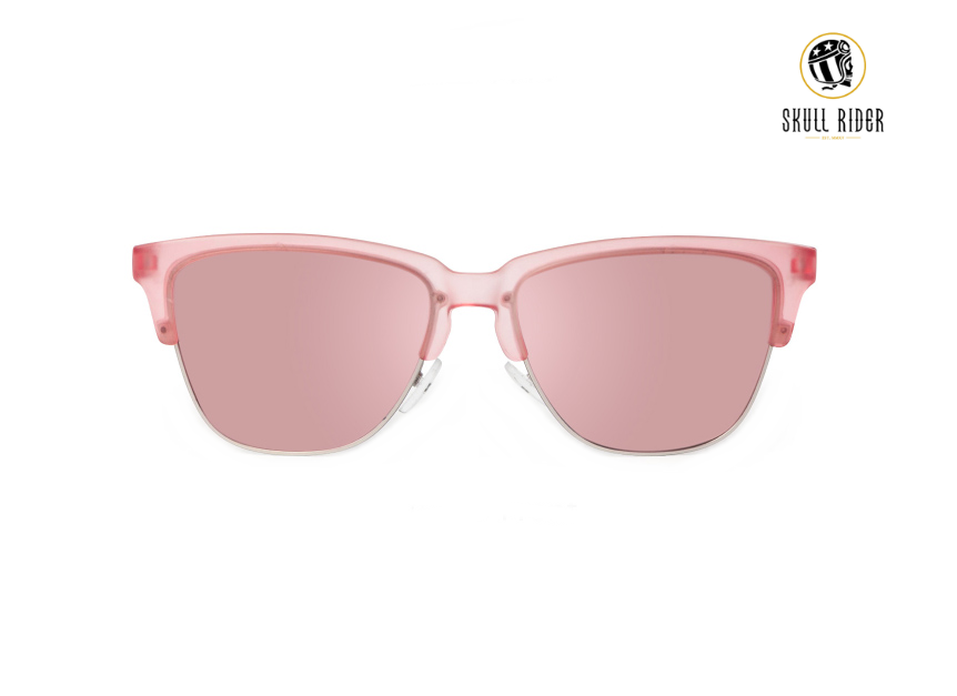 แว่นกันแดด SKULL RIDER METALLIC PINK SK-137 <ปรอทชมพู>
