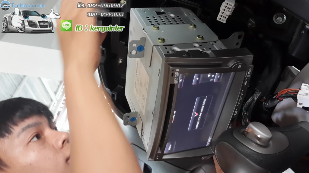 กล่องรับทีวีดิจิตอล ในรถยนต์ DTV2015 แบบสองเสาอากาศ (รุ่น DTR-1506TL)