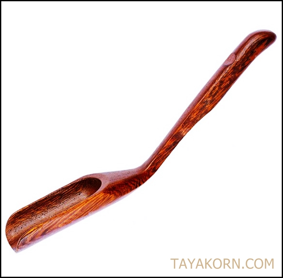 ช้อนตักชาแบบB Wooden Tea Spoon TypeB TKTA-S2