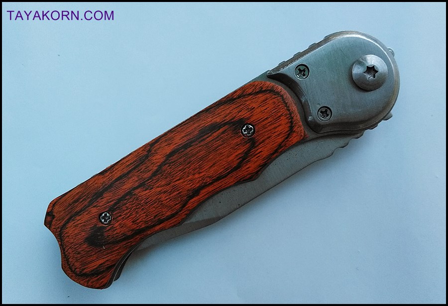 มีดสปริง ไพน์วู้ด แบบซี PineWood C Folding spring Knife TKFD-PW3