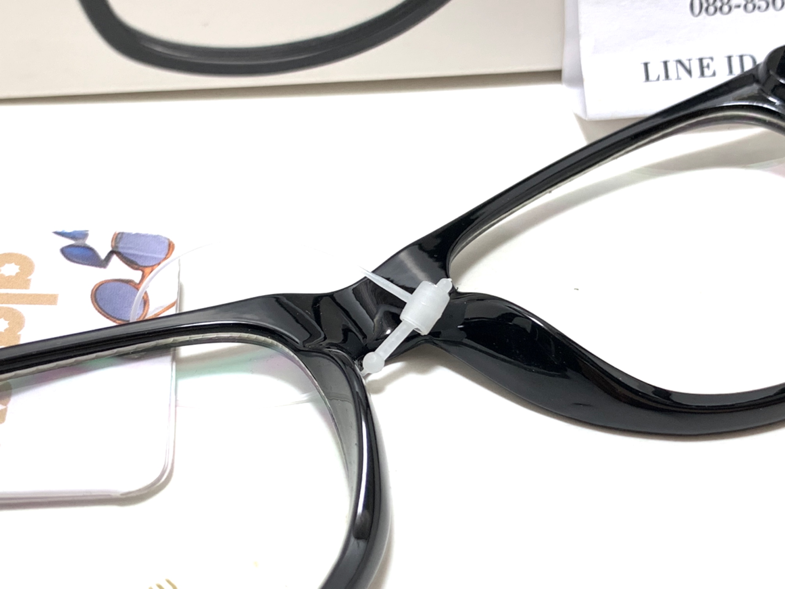 แว่นสายตา Glassy Sunhaters Leonard Black/Clear Lens <ขาสปริง> ของแท้ 100%