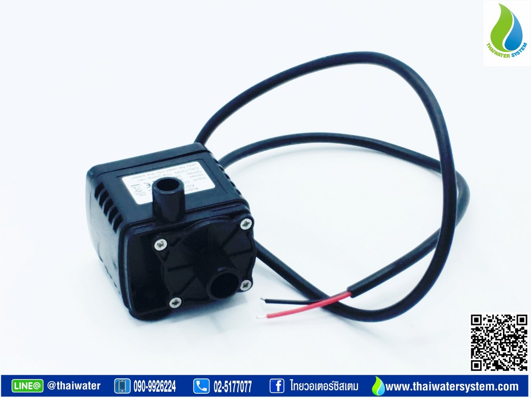 06-AS180-12250A ปั๊มน้ำ DC12V รุ่น AS180-12250A ( ปั๊มตู้ปลา ปั๊มดูดปุ๋ย ) SKU-070