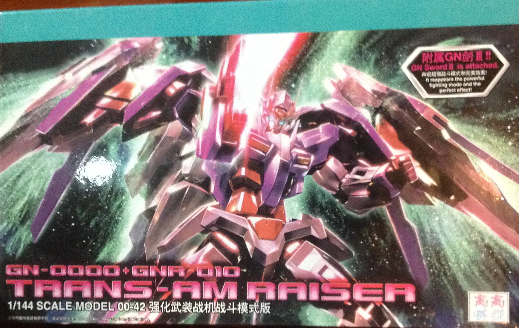 HG OO (42) 1/144 Trans-am Raiser Gloss Injection Version