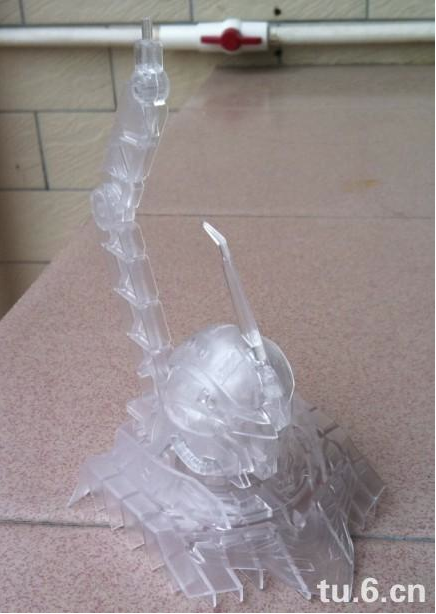 1/48 MSN-06S Sinanju Head Display Base (Clear)