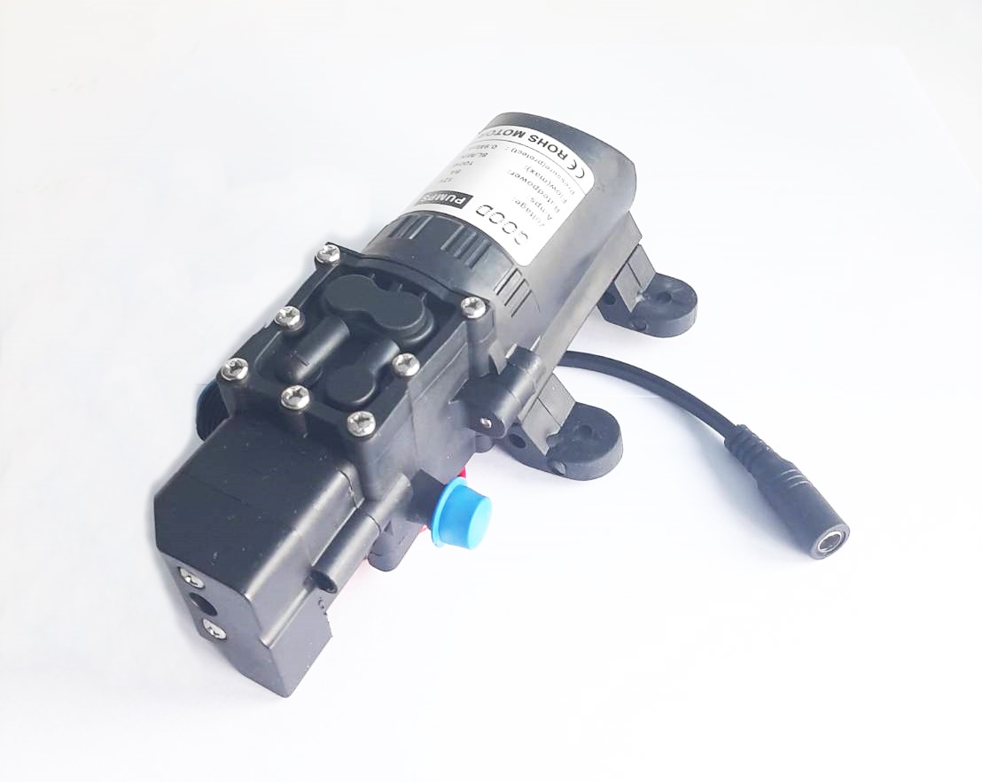 06-GOOD-12VDC-P GOOD PUMPS ชุดปั๊มล้างรถ DC 12V 9 บาร์ 100W (Pressure switch) + ที่จุดบุหรี ชุด B