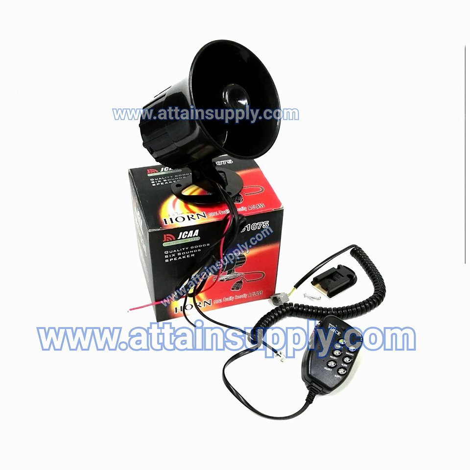 ไซเรน 6เสียง*พร้อมไมค์/12V-50W