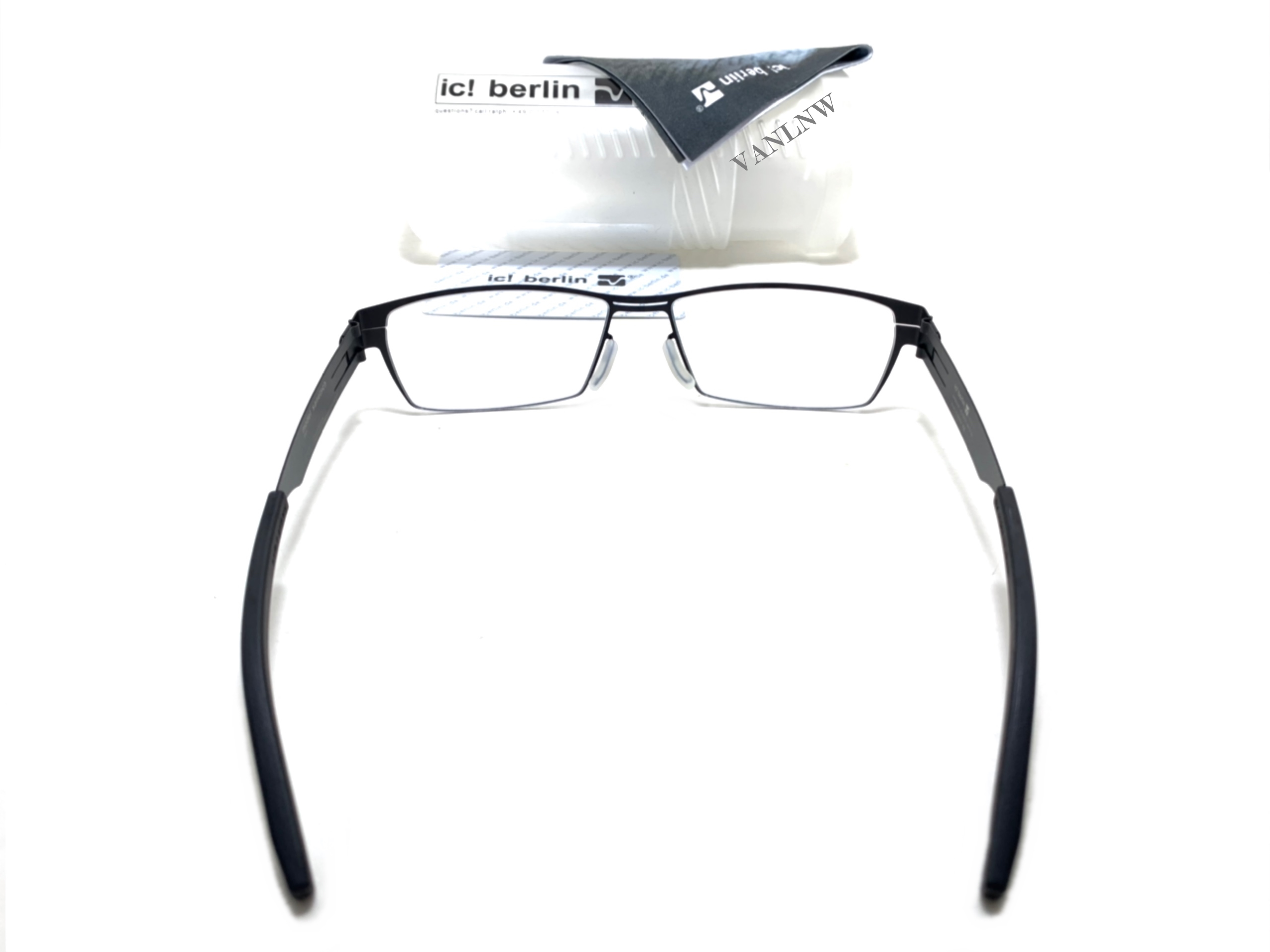 แว่นสายตา ic berlin model sanetsch black 57-17 <ดำ>