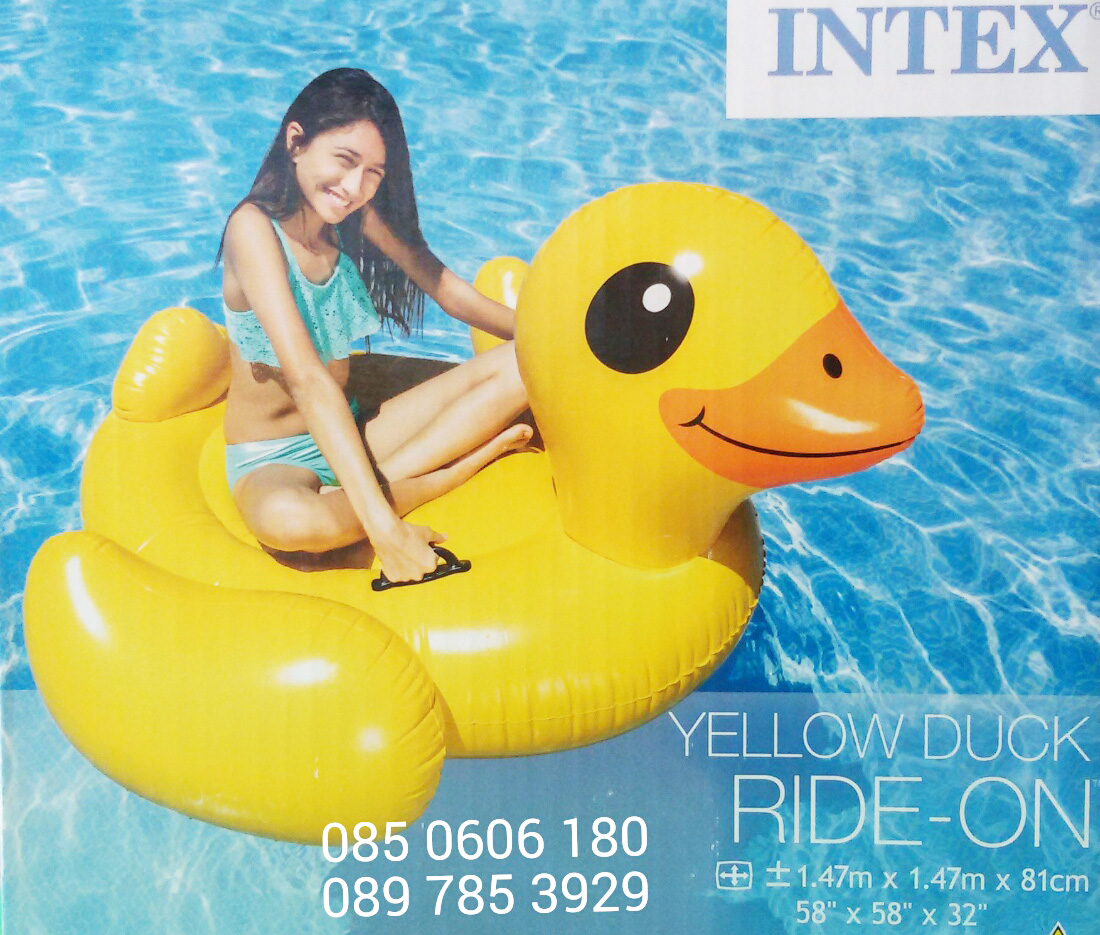 Intex แพยางลอยน้ำ รูปเป็ดสีเหลืองยักษ์ใหญ่