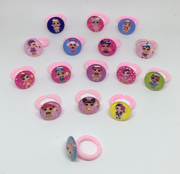 แหวนตุ๊กตาLol จำนวน 12 ชิ้น / 1ถุง