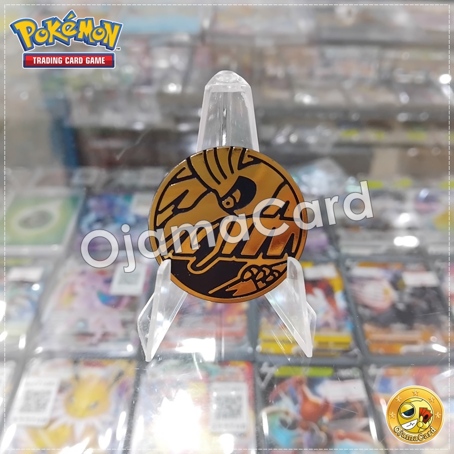 Pokémon TCG Official Coin | เหรียญโปเกม่อน (Standard Size) — Houou | Ho-Oh (Gold) 99%「1 Coin」