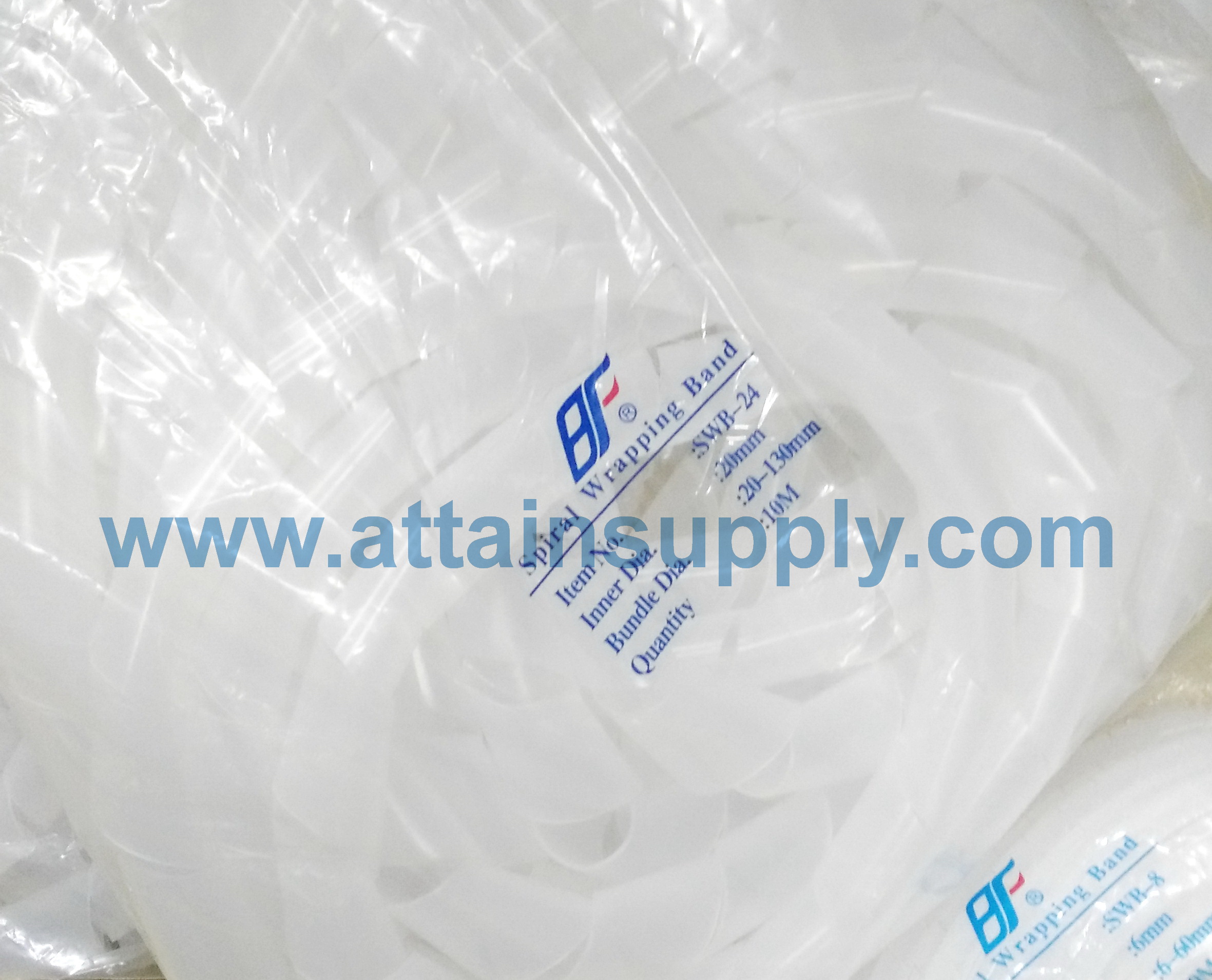 ใส้ไก่พันสายไฟ SWB20-24MM./10M สีขาว