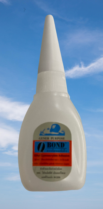 กาวร้อน เอนกประสงค์ สิงโตฟ้า คิวบอนด์ (Q-Bond) กาวสารพัดประโยชน์ คุณภาพเยี่ยม ขายปลีก-ส่ง ราคาโรงงาน กล่อง 12 ขวด ฉลากสีฟ้า ชิ้น