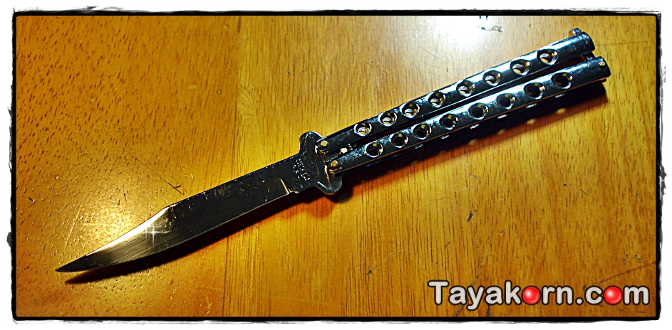 มีดควงบาลิซอง เดชก้านยาวสะท้านเวหา Super LongTail Battle Balisong