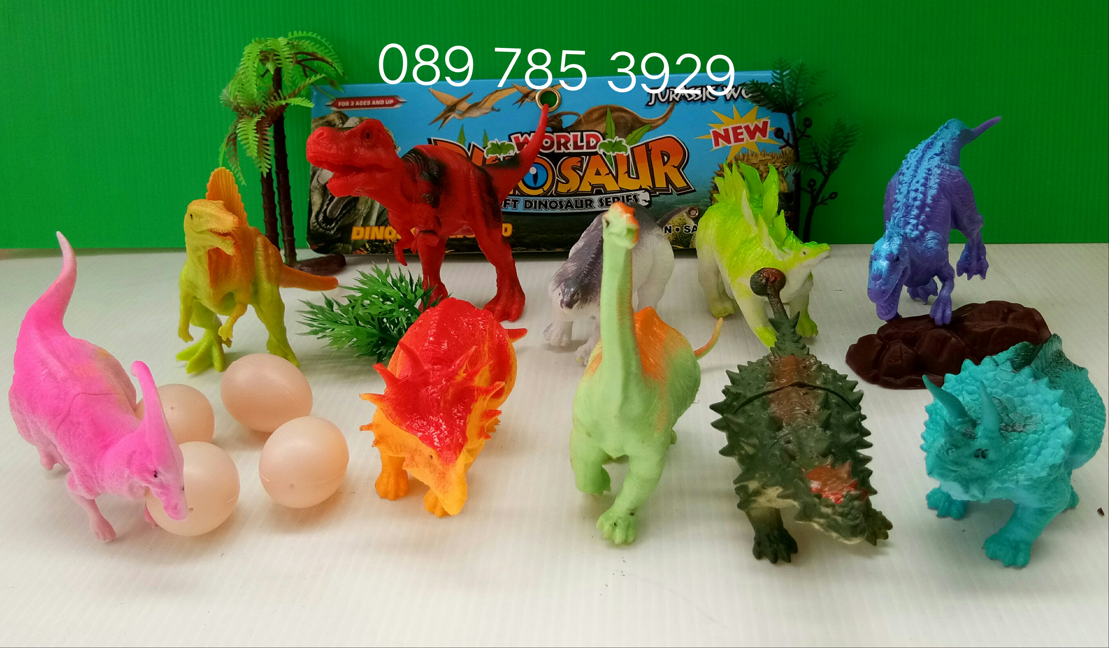 โมเดลไดโนเสาร์ ไดโนเสาร์จำลอง สีสันสดใส