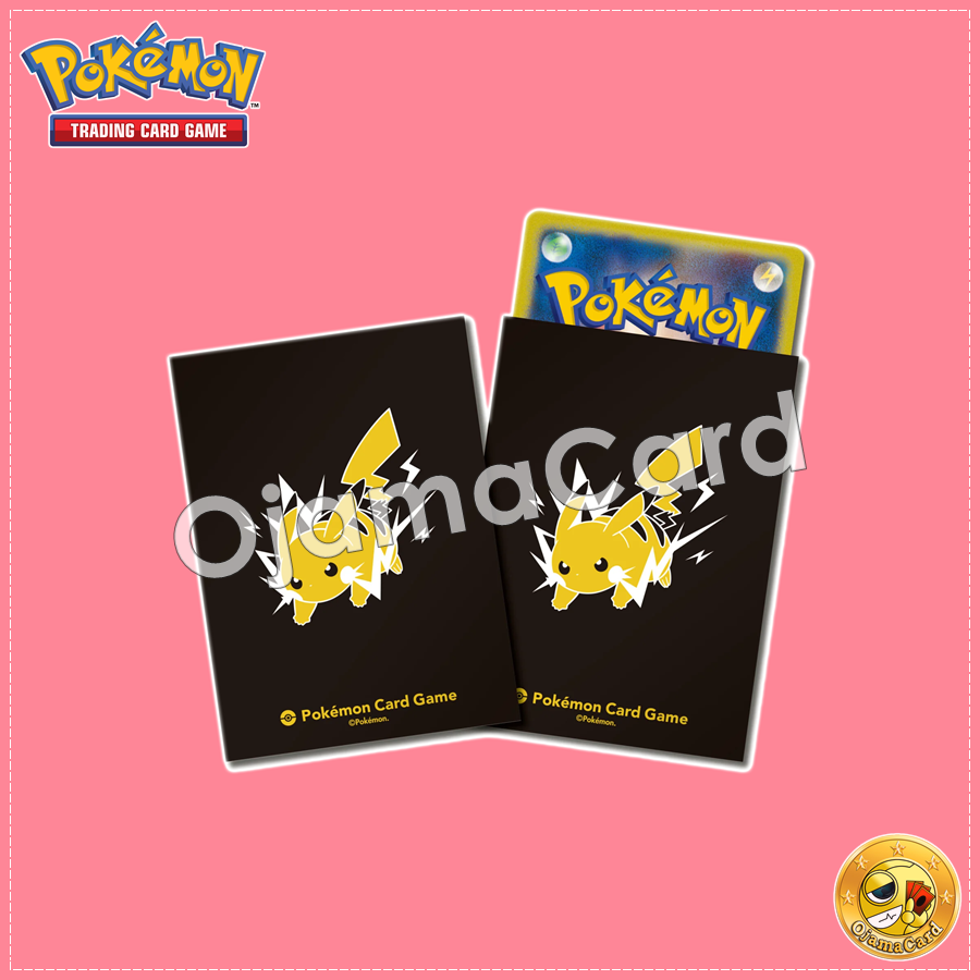 Pokémon Card Game Deck Shield | Card Sleeves — Pikachu (64ct)「1 Pack」