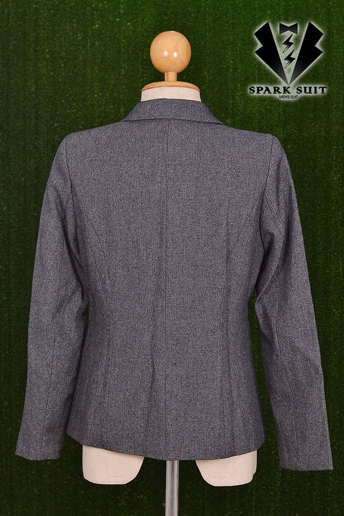 สูทผู้หญิง มีน้ำหนัก กระเป๋าหน้า พร้อมส่ง L *แถมเข็มกลัด