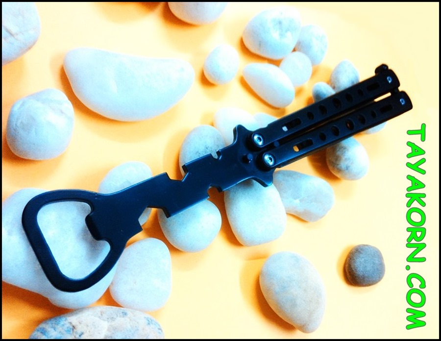 มีดซ้อมควง บาลีซองดิโอเพิ้น ฺTHE OPEN Balisong Trainer Knife