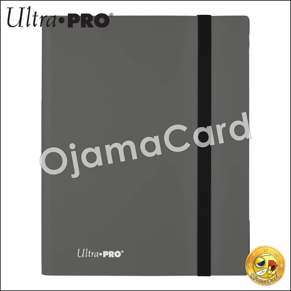 Ultra•Pro Eclipse 4-Pocket PRO-Binder / Portfolios「แฟ้มใส่่การ์ด / แฟ้มเก็บการ์ด 4 ช่อง」— Smoke Grey