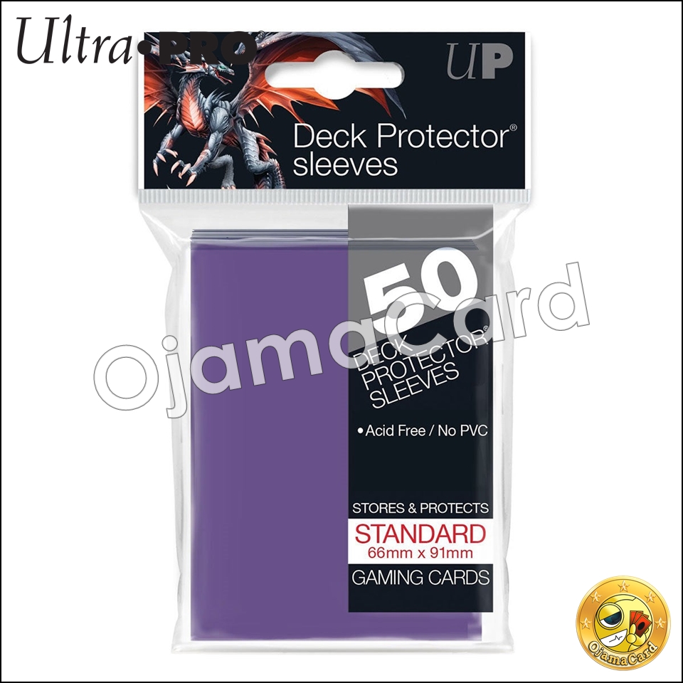 Ultra•Pro PRO-Gloss Standard Deck Protector Sleeves (50ct) — Purple