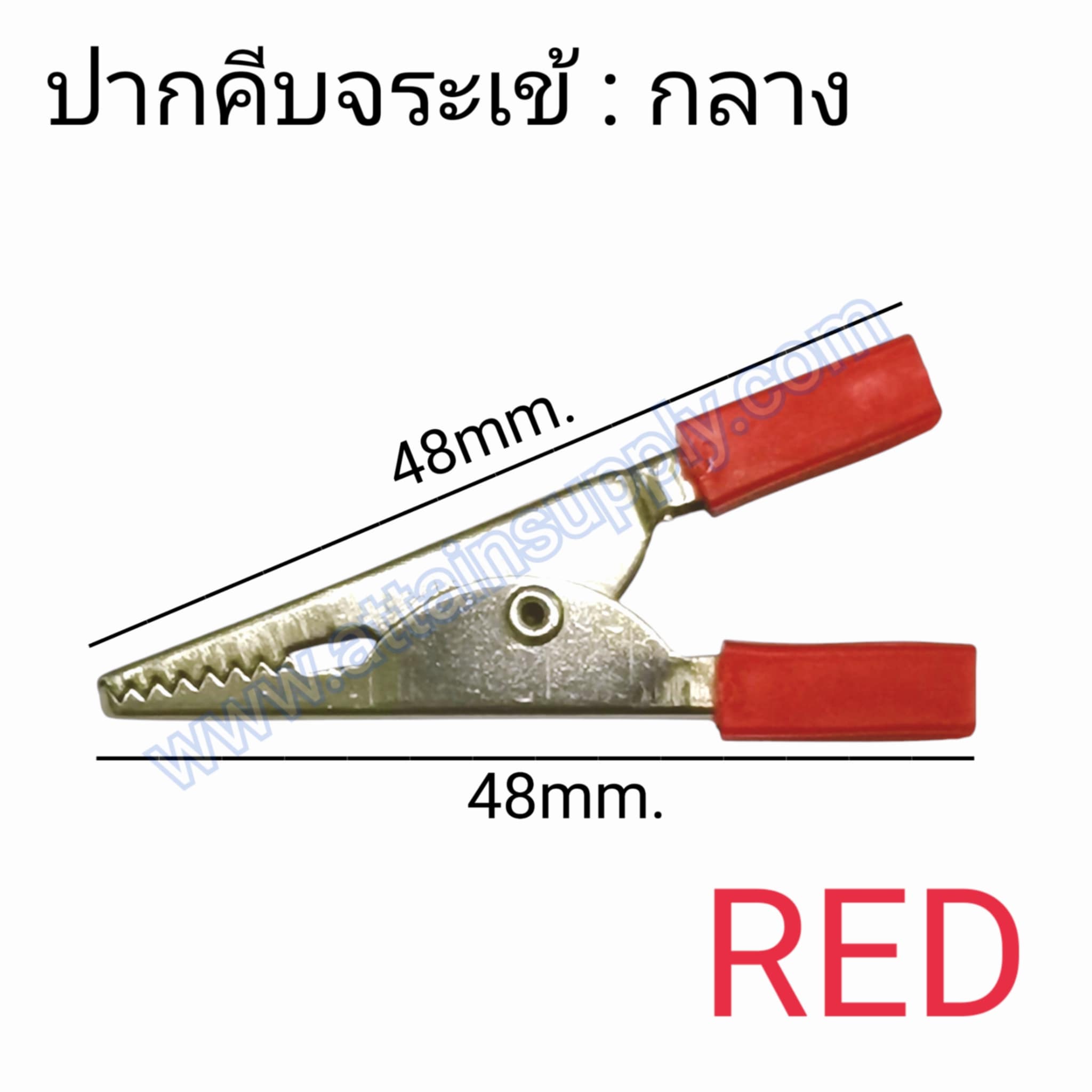 ปากคีบจระข้-กลาง/สีแดง