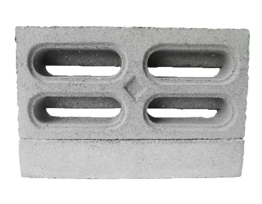 อิฐช่องลม สี่ช่องกลม สีปูน เต็มคัน 1300 ก้อน/เที่ยว