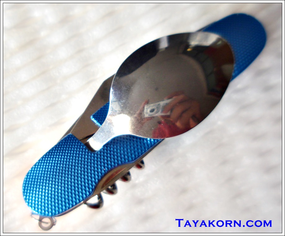 Camping Fork Blue Jeep ช้อนแคมป์ปิงค์