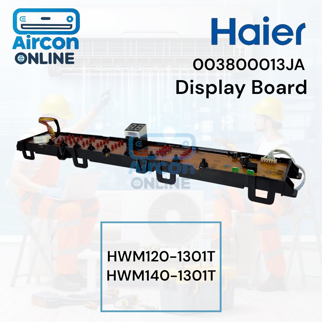 Display Board. เครื่องซักผ้า Haier รุ่น HWM120-130T และ HWM140-1301T รหัส 0031800013JA