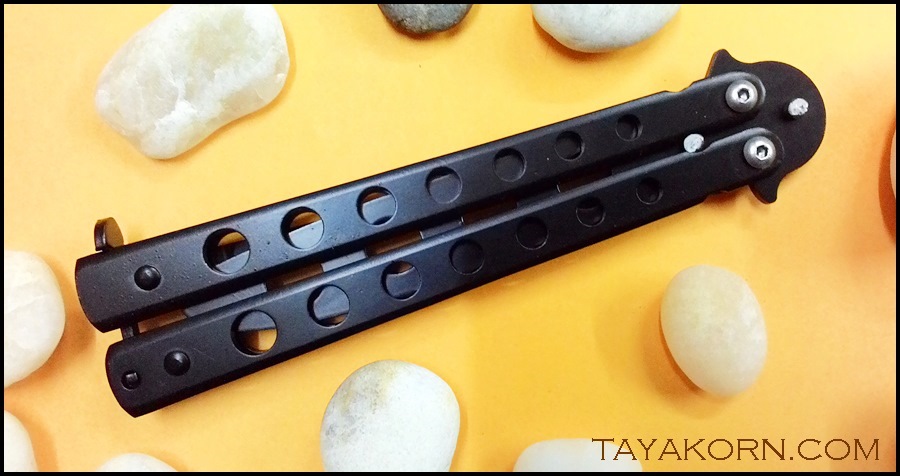 มีดซ้อมควง แบล็คมูน Black Moon Balisong Trainer Knife TKBS-BB5
