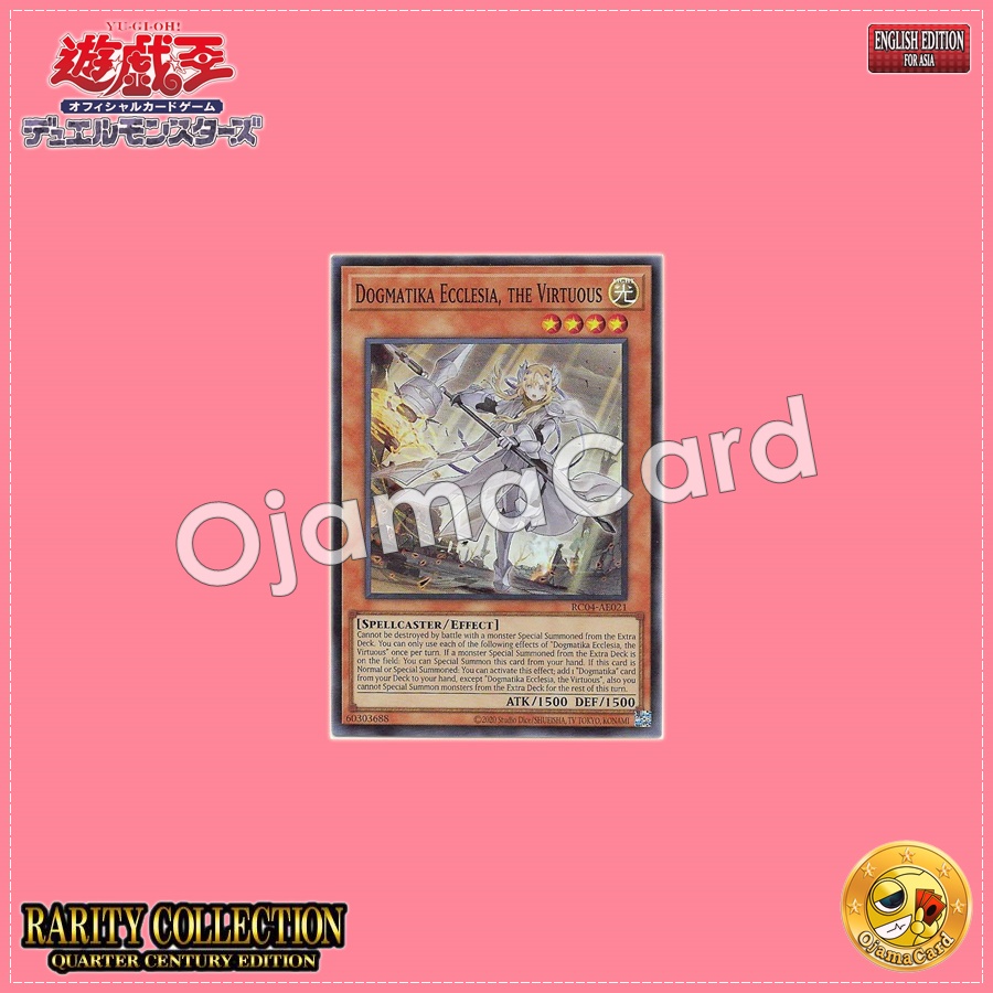 RC04-AE021 : Dogmatika Ecclesia, the Virtuous / Ecclesia, the Dragma Saint (Super Rare)