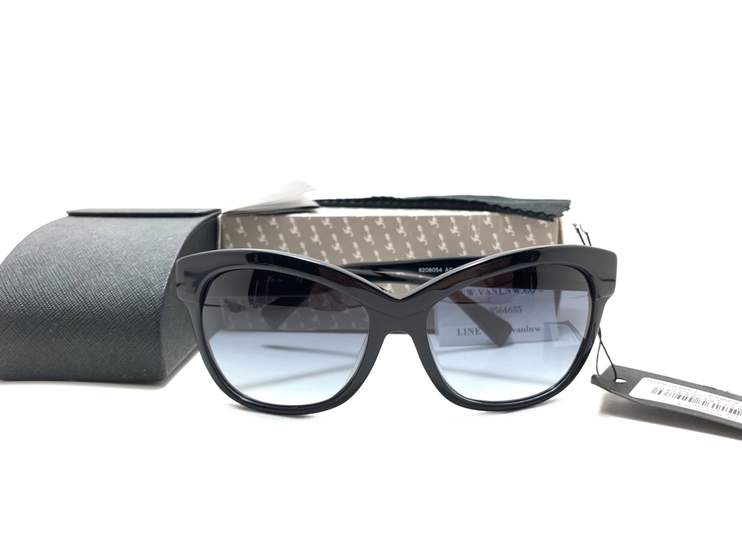 แว่นกันแดดผู้หญิง FN-CO 8208054 AC-CR39 57-16 140 CAT3 <ดำ>