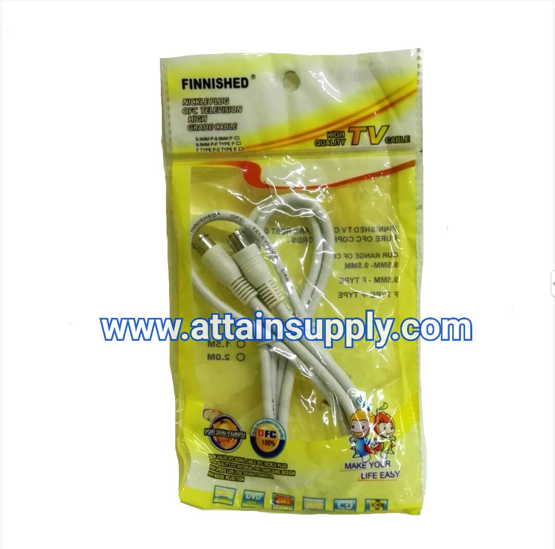 สายP.Fเข็ม-P.Fเข็ม 1.5เมตร/FN-สีขาว