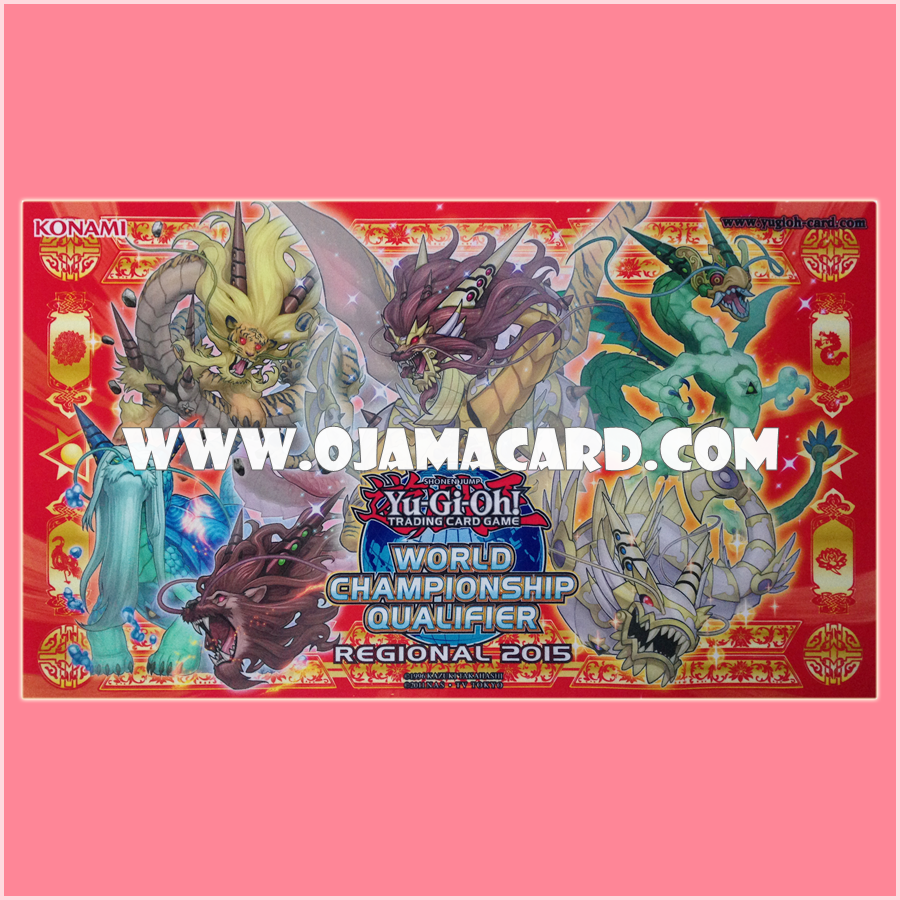 Yu-Gi-Oh! TCG Sneak Peek Playmat / Duel Field - DUEA Regional season (2015) : "Yang Zing / Dracomet" monsters