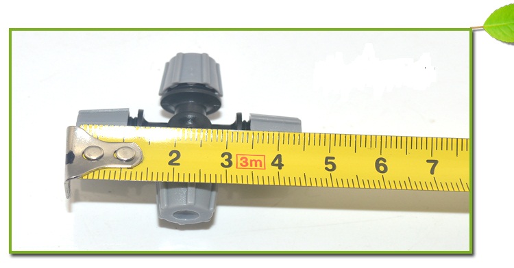 05-MSP-20-BK MSP-20 หัวพ่นหมอก 4 ทิศทาง OK Fog-01 + สายยาว 50 ซม.
