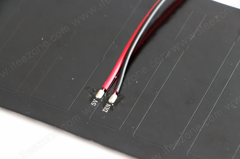 แผง RGB 5050 ไม่กันน้ำ วิ่งอิสระ IC WS2812B 5V 8x8 สามารถควบคุมอิสระทุกดวง